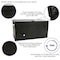 Flash Furniture 220 Polypropylene Black QT-KTL-4023BK-GG - alternate 3